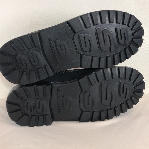 Sketchers boots size 4.5 SN 405656L Black NWOT Black Youth - Picture 9 of 10